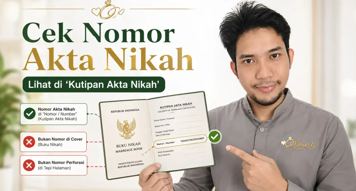 akta nikah di buku nikah