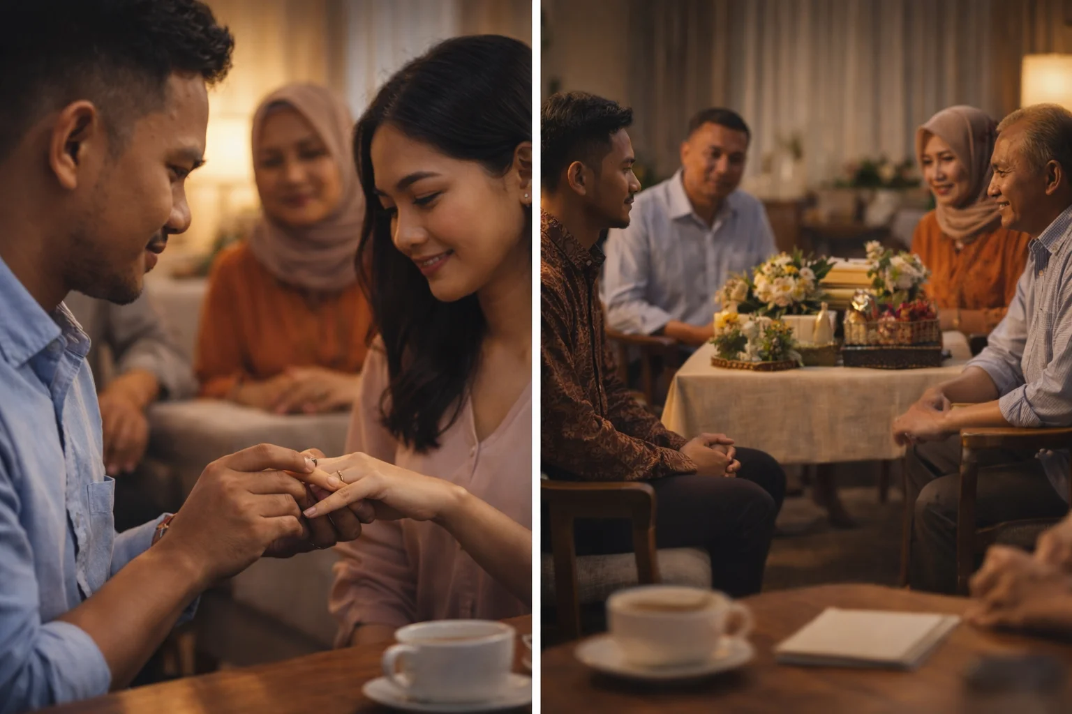 tunangan dulu atau lamaran dulu