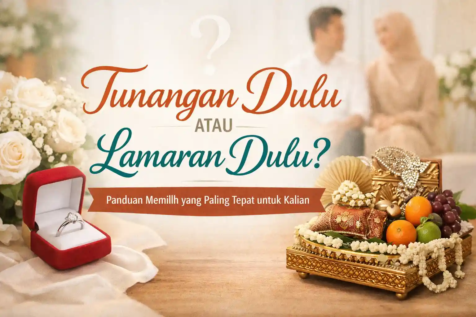 tunangan dulu atau lamaran dulu