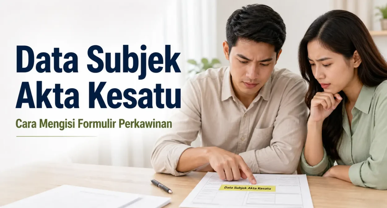Data Subjek Akta Kesatu